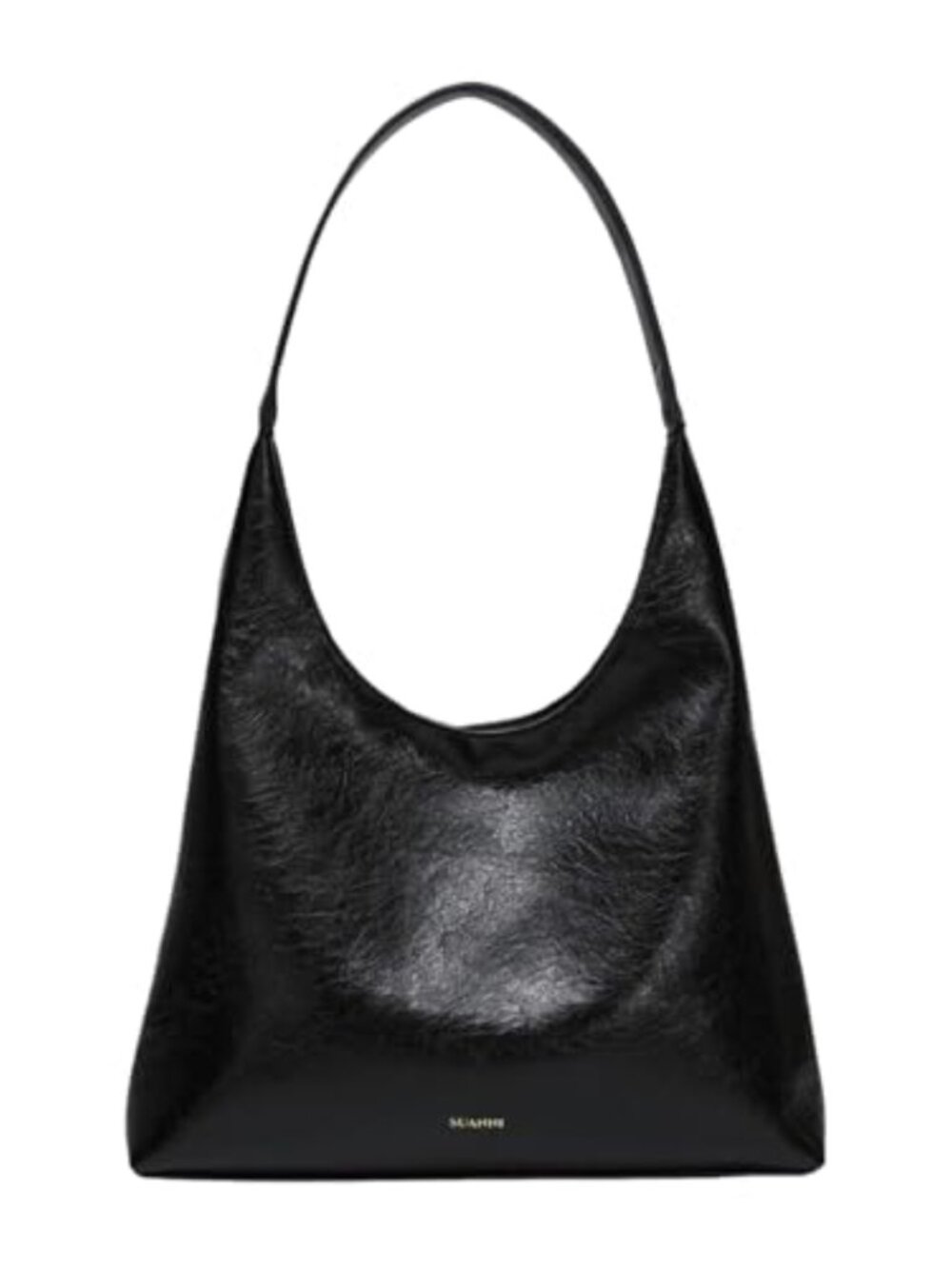 Vegan Leather Slouchy Hobo Shoulder Bag Large Tote Purse